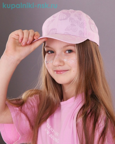 608-BS Бейсболка для девочки (52-54) - Купальники-НСК. Купальники и плавки оптом и в розницу.