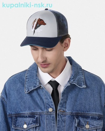 125174 BM Бейсболка мужская (57-59) - Купальники-НСК. Купальники и плавки оптом и в розницу.