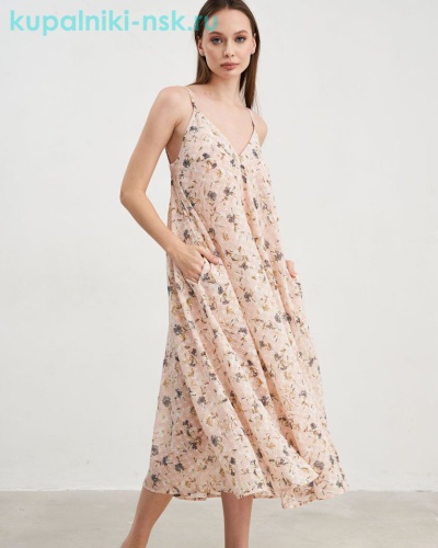 Лаура шифон Сарафан (42-50) - Купальники-НСК. Купальники и плавки оптом и в розницу.