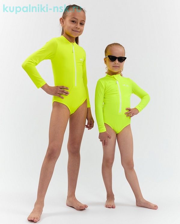1062 Купальник сплошной для девочки (3-12 лет)