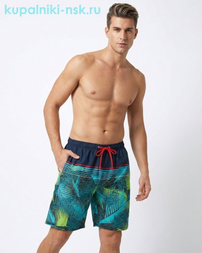 32-BK Шорты прогулочные мужские (42-52) - Купальники-НСК. Купальники и плавки оптом и в розницу.