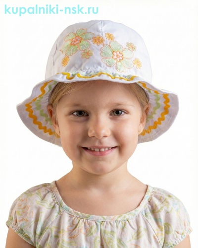 453 ЛЕ Вьюнок Панама для девочки (46-52) - Купальники-НСК. Купальники и плавки оптом и в розницу.