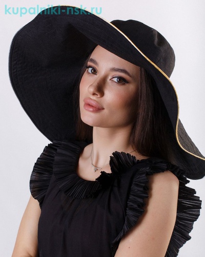 Жанетт микс макси Шляпа лён - Купальники-НСК. Купальники и плавки оптом и в розницу.