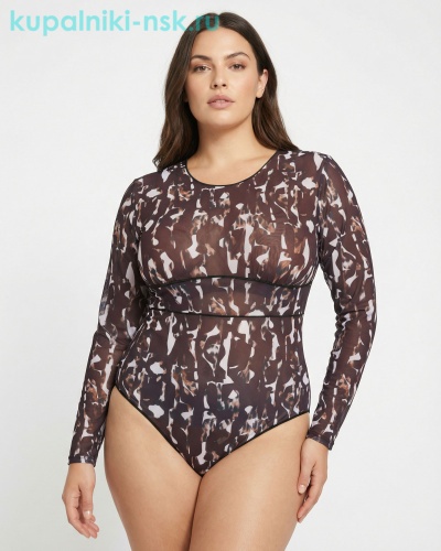 163 BH FS Купальник сплошной пропускающий загар (50-58) - Купальники-НСК. Купальники и плавки оптом и в розницу.