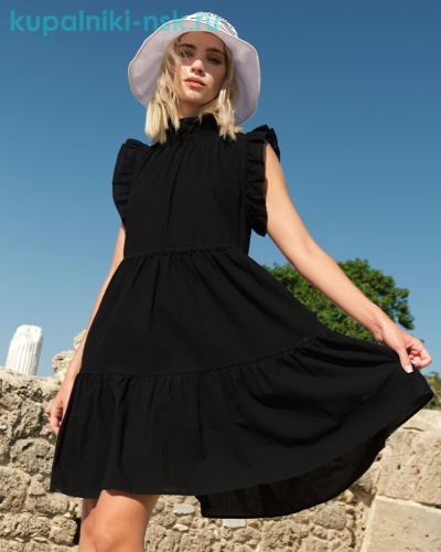 Вероника Black Туника (42-50) - Купальники-НСК. Купальники и плавки оптом и в розницу.